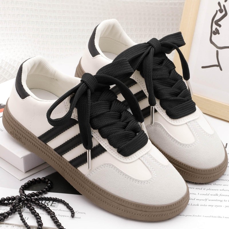 WEGOODZF Wide Flat Thick Shoelaces: Extra Fat Chunky Sneakers Shoe