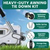 Heavy Duty RV Awning Tie Down Anchor Kit for Camper