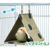 Parrot Toy Bird For Domestic Juncus effusus Tent (L) Blue
