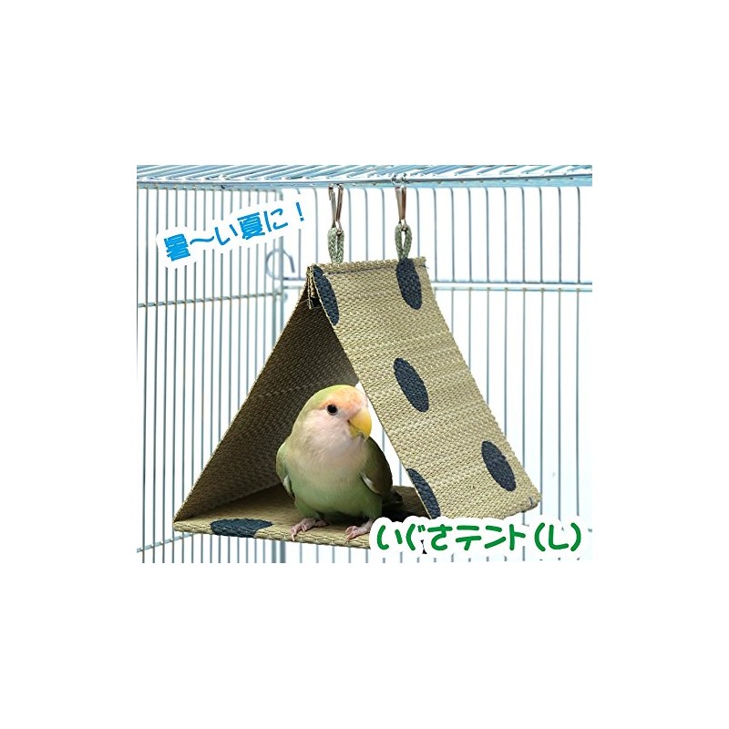 Parrot Toy Bird For Domestic Juncus effusus Tent (L) Blue