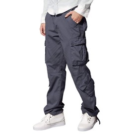 Match Mens Wild Cargo Pants (6053 Gray, 32)