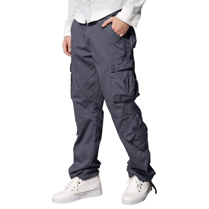 Match Mens Wild Cargo Pants (6053 Gray, 32)
