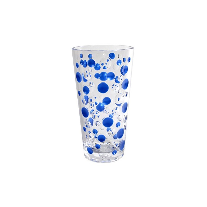 Merritt Designs Satin Pearl 20-ounce Acrylic Tumblers, Sapphire, Set of