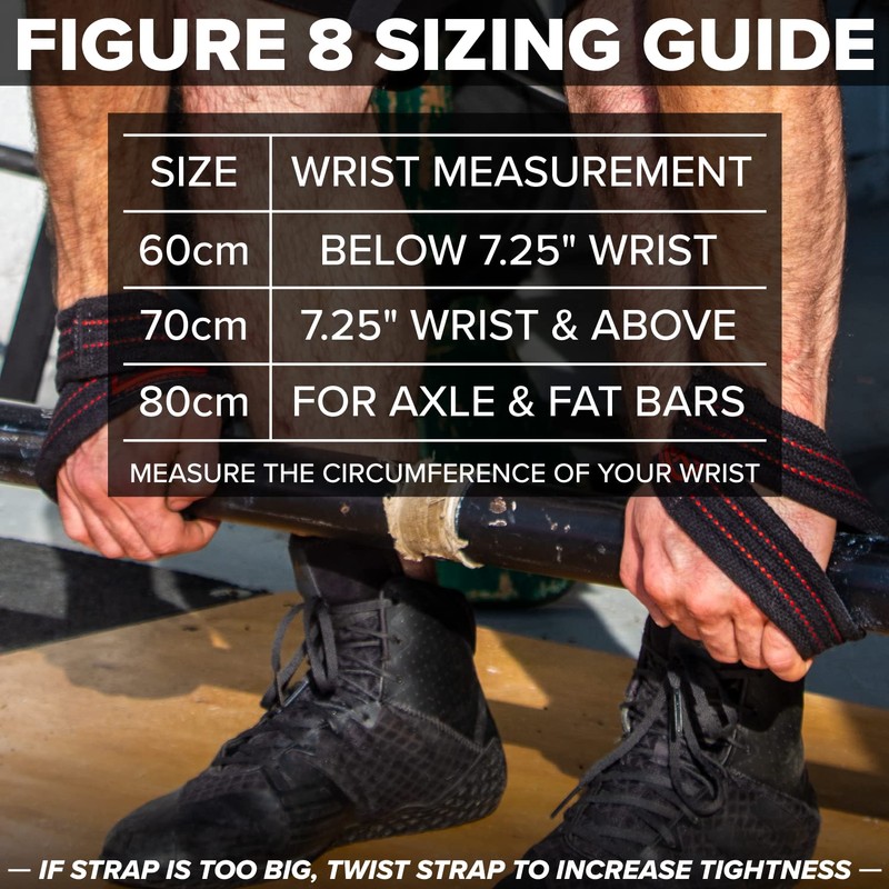 Serious Steel Fitness Figure 8 Straps | Deadlift Straps |