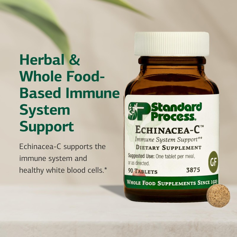 Standard Process Echinacea-C - Supplement for Immune System Support -