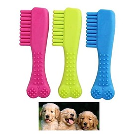HK Online Dog TOOTH COMB CHEW TOY -PET Teething Toy, Build Strong Teeth & Gums, Dental DOG Training Toy (2 x COMB Chew)