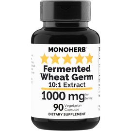 Fermented Wheat Germ Extract 1000 mg - 90 Vegetarian Capsules - Spermidine