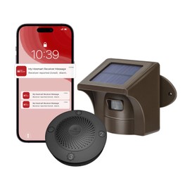 eMACROS Pro 3 Solar Driveway Alarm with App, 1/2 Mile Range, Wireless Outdoor Weatherproof Motion Sensor & Detector, Idea Gifts for Father's Day