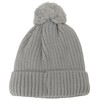 Anshapoy 435-1023 Kids' Knit Cap, Boa Back, gray