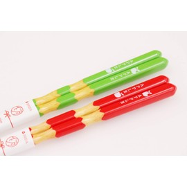 Ishida Chopsticks Made in Japan Painted Chopsticks Apple, 9.1 inches (23 cm)