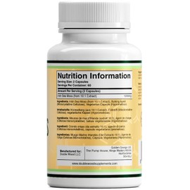 DW Irish Sea Moss Capsules | 120 Sea Moss Supplements - High Strength 1200mg Sea Moss per Serving | Non-GMO & Gluten Free | Manufactured in The UK