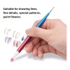 Unic Pinceles De Silicon Para Decoración 3d Con 5 Punteros