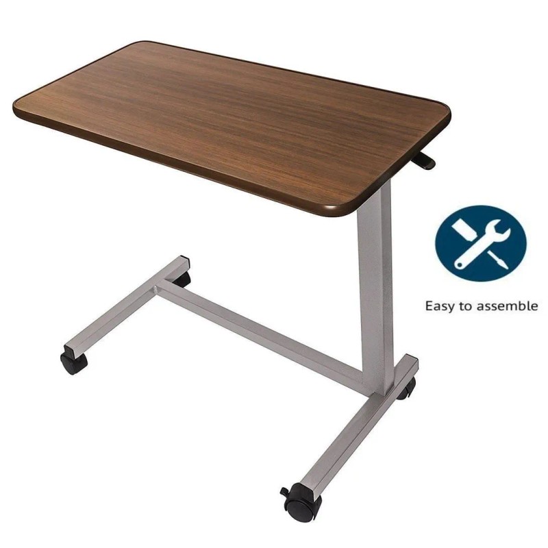 ROSCOE MDS Medical Adjustable Overbed Bedside Table with wheels (Hospital