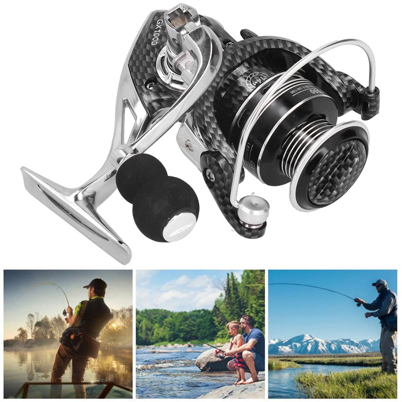 Metal Spinning Reel Lure Sea Rod Gapless Duplex Bearing Fishing
