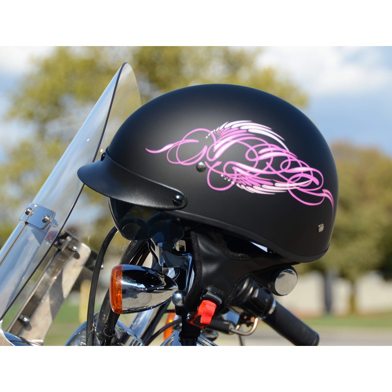 Vega Motorcycle Warrior II Half Helmet with Special Size Adjuster