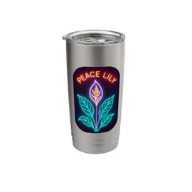 Cool Peace Lily Indoor Plant Stainless Steel Insulated Tumbler