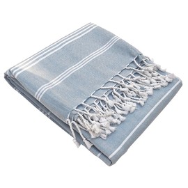 Hamam Towel Sauna Towel Beach Towel XXL Anthracite Organic Cotton 100 x 200 cm