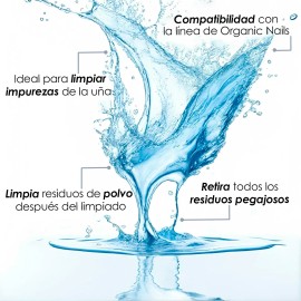 Synergy Wipe Limpiador de Uñas 480 ml – Organic Nails | Elimina Residuos de Gel UV/LED | Limpieza y Brillo Profesional