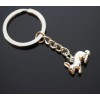 Unbranded 3D Cute Bunny Rabbit Cottontail Silver Pendant Charm Keychain