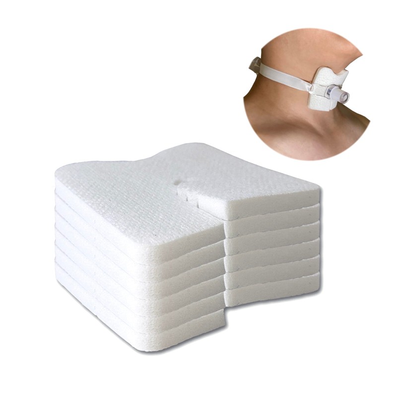 RCARE Thick Tracheostomy Dressing Pads, Nephrostomy - Soft and Breathable