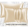 Pamposh Satin Silk Pillowcases For Hair And Skin 2 Pack