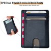 AMEHA Men's Minimalist Slim Wallet Front Pocket Genuine Leather RFID
