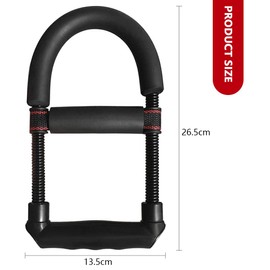 2-Pack Forearm & Wrist Strengthener – Adjustable Resistance Arm Grip Exerciser with Foam Handle and Steel Spring for Strength Training, Hand Developer for Home Gym, Beginners & Pros