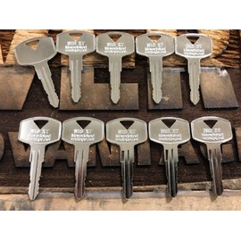 Ignition Keys for Nissan Forklift/HEAVYEQUIP NIS X7 KEY00-000X7 (3)