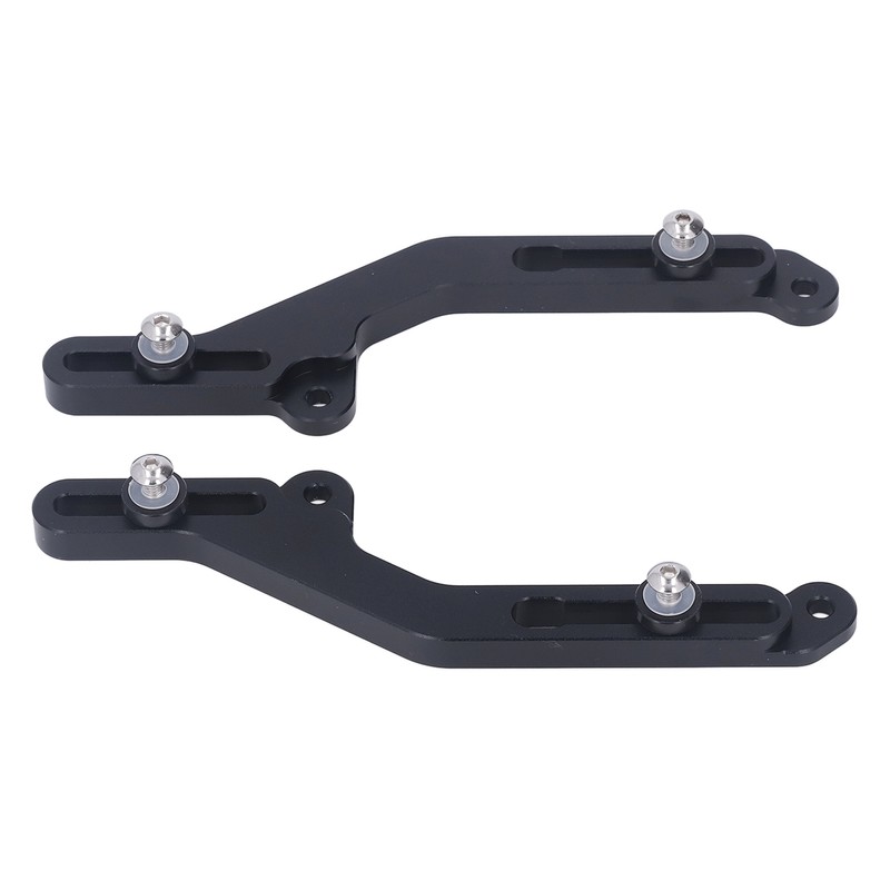 1 Pair Black Motorcycle Windscreen Adjuster Aluminium Windshield Bracket Replacement
