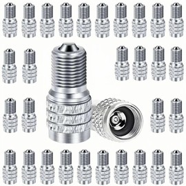 Vexillaris Set of 32 Double Seal Inflate Through Valve caps for Cars, Vans, Trucks, SUVs, RVs, Trailers, Semi-Trailers, Ships, Etc.