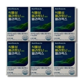 Nutrione Vegetable Melatonin Containing Melalex 30 Tablets 6 Boxes / 뉴트리원 식물성 멜라토닌 함유 멜라렉스 30정 6박스