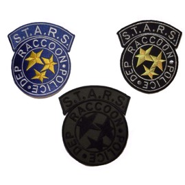 Resident Evil S.T.A.R.S Raccoon Department (Set of 3) Embroidered Logo Patch