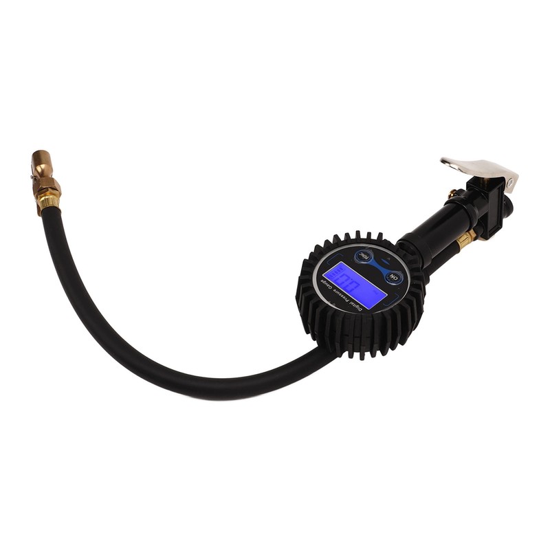 Digital Tire Inflator Tire Pressure Gauge with Digital Display 1/4