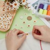 FINGERINSPIRE 80 Pcs Crochet Knitting Daisy Flower Patches 3 Size