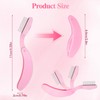 4Pcs Durable Metal Foldable Eyelash Comb with Metal Teeth Design,
