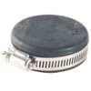 Rubber Jim Cap With Stainless Steel Hose Clamp 4"