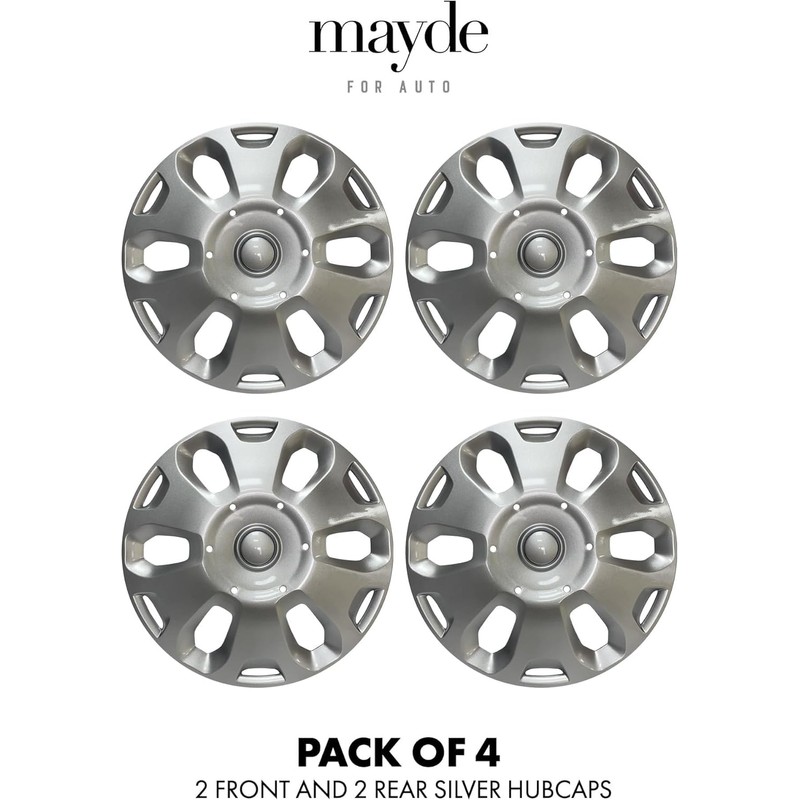 Mayde 15-Inch Hubcaps Fits 2010-2013 Ford Transit Connect, Replacement Wheel