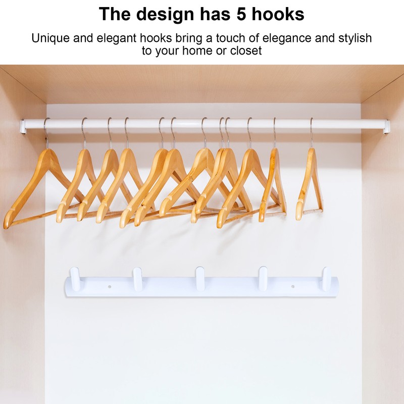 Wall Mounted Coat Rack Modern Stylish Coat Hanger Rack with