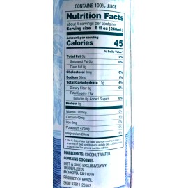 Trader Joe's Brazilian Coconut Water (not from concentrate) 33.8 FL oz