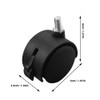 STOBOK 4pcs Office Chair Wheels, 1.5 Inch Swivel Caster for