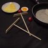 Wood Crepe Spreaders for Making and Spatula Set (2 Pcs)