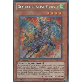 Yu-Gi-Oh! - Gladiator Beast Equeste (LCGX-EN251) - Legendary Collection 2 - Unlimited Edition - Secret Rare