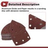 HEROFFIX 50 Pcs Sanding Discs Wet Dry Waterproof Hook &