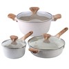 Country Kitchen Non-Stick Cast Aluminum Cookware Set - Durable Kitchen