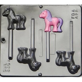 Horse Lollipop Chocolate Candy Mold Western My Little Pony 3307