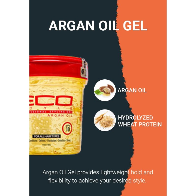 Eco Styler Styling Gel 473 ml Moroccan Argan Oil (Gele)