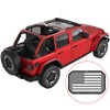 RT-TCZ para Wrangler JK visualización frontal, parte superior de bikini