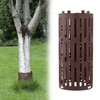 QWORK® Pack of 8 Tree Trunk Protectors, Plastic Tree Trunk