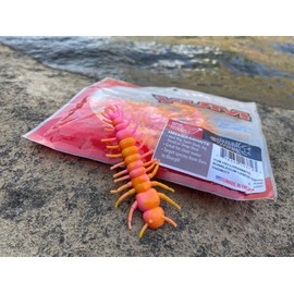 Yum Lures 3" Hellgrammite-BUBBLGMLMNSWR Fishing Lure, 8 Per Bag