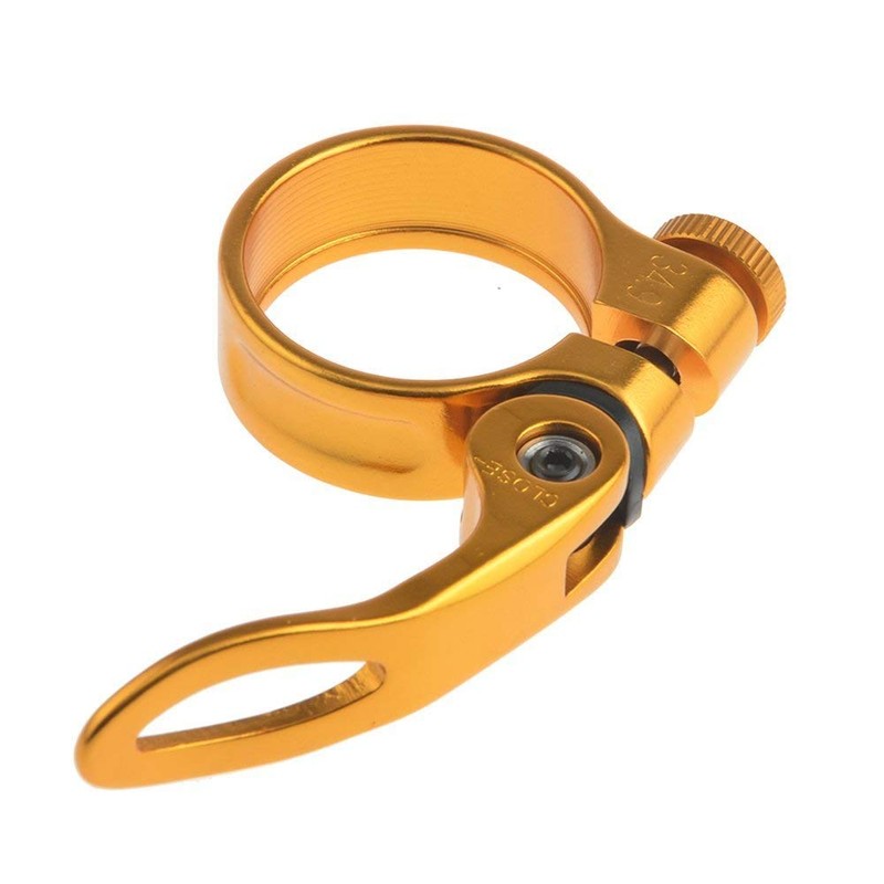 Ruifu Aluminum Alloy Lightweight Quick Release Seatpost Clamp Easy Installation